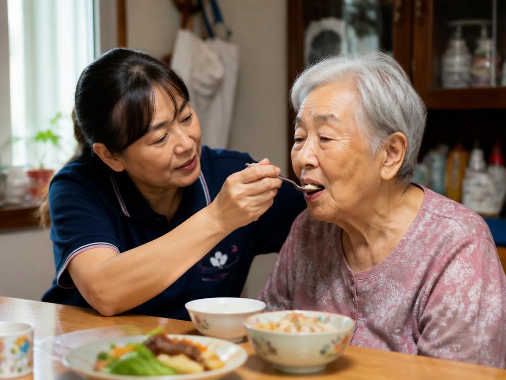 協助用餐